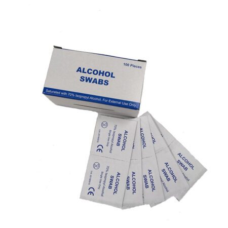 70% Isopropyl Alcohol Pre-Injection Swabs (Box of 100)
