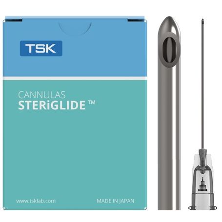 TSK Cannulas Steriglide 25G x 50mm (Box of 20)