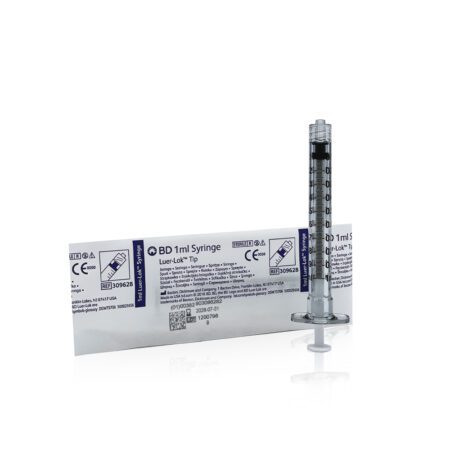 Luer Lok Syringe 1ml Plastipak (Pack of 25)