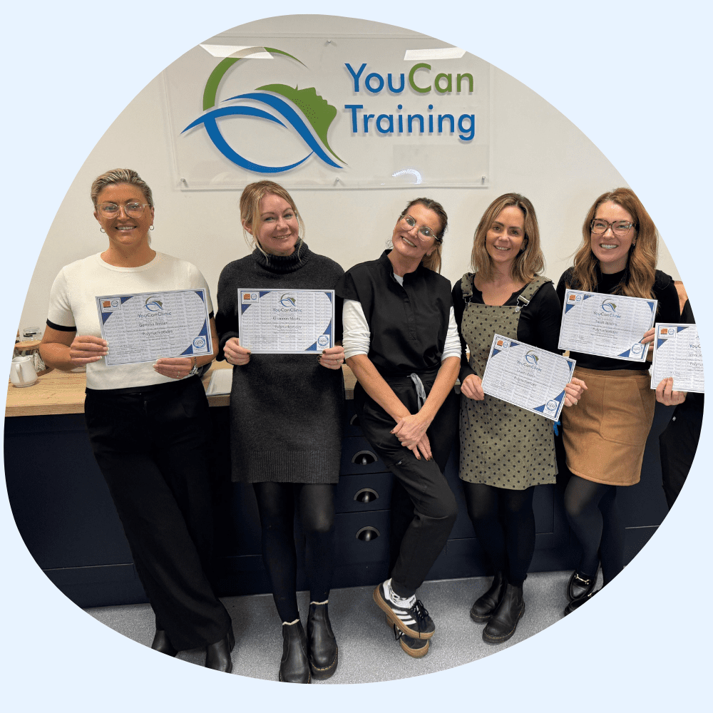 Aesthetic delegates pass their aesthetic course