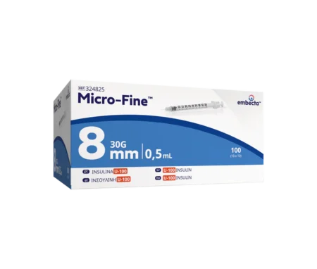 Microfine + 0.5ml  0.3mm (30G) x 8mm (Box of 100)