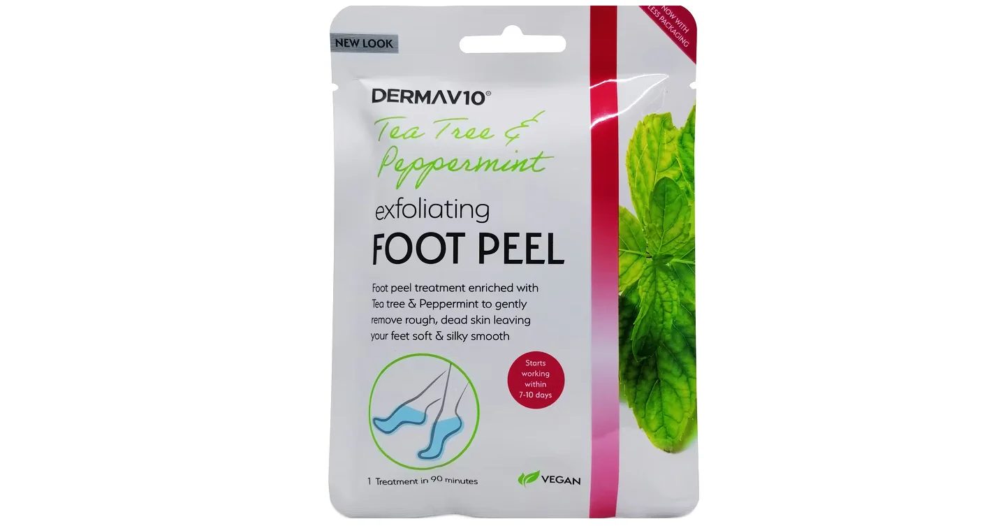 Exfoliating Foot Peel with Tea Tree & Peppermint